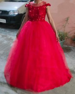 Red Princess Gown