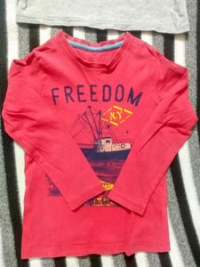 Set of 4 Full Sleaves Tshirts 5-6 Years old