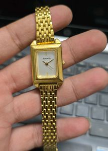 Sonata Ladies Gold Plated Watch