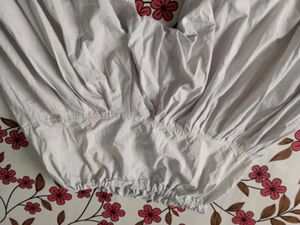 White Cotton Kurta Set, And Free Dupatta As Well
