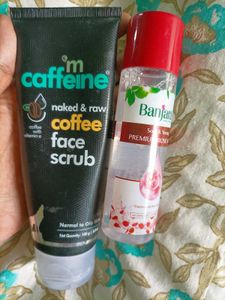Mcaffeine Face Scrub And Banjaras Rose Water