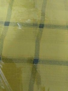Apple Prints Maharani Yellow Checked Saree