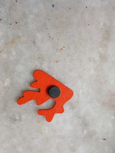 Cute Wooden Reindeer Brooch