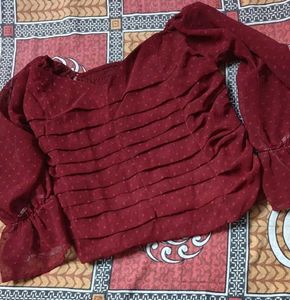 Maroon Top