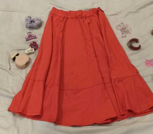 Coral Ethnic Skirt