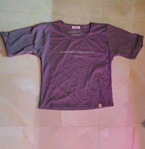 Purple Graphic Tee