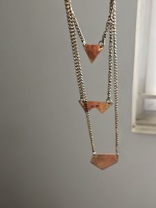 Layered Geometric Necklace