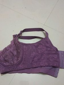 Purple Lace Bra