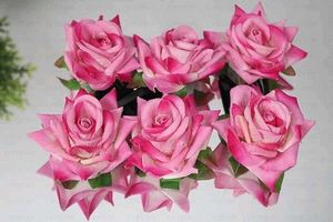 Rose Hair Clips - Set of 6