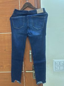 Veromoda Distressed Dark Wash Jeans