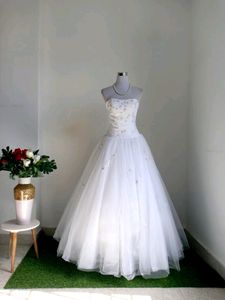 Super beautiful white gown