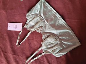 H&amp;M Satin Thong Set Of 2 With Bralette 32B