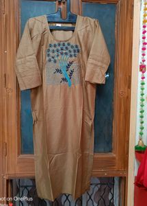 🇳🇿💫❤️Embroidered Elegant Gold Colour Kurti