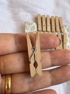 Photo Frame Wood Clip