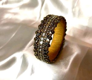 2 Customized New Golden Kada Bangles