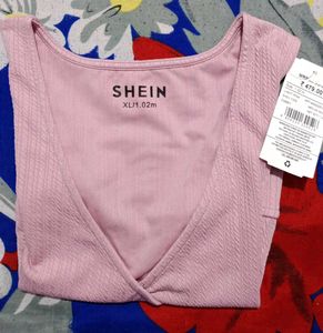 Pink SHEIN Crop Top