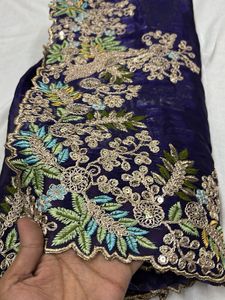 Elegant Embroidered Saree