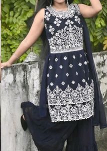 Black Sharara Suit ....