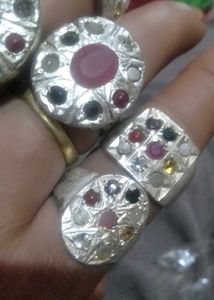 Pic Annie One Maharaja Style  Silver Colour Ring