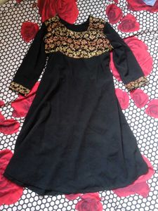 Elegant Black Ethnic Gown