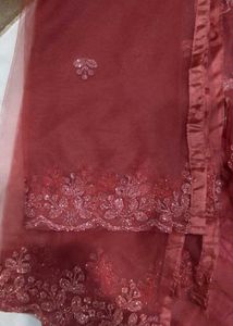 Maroon Embellished Lehenga Choli