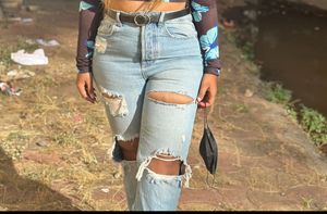Denim Ripped Jeans