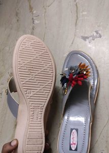 Floral Embellished  Sandals New