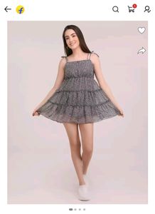 Kudiyo mini georgette sleeveless summer dress