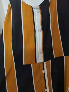 Striped Button Down Dress