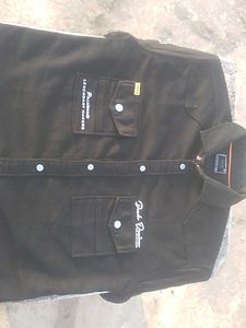 Stylish Black Denim Shirt