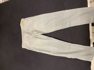 Light-Wash Straight-Fit Denim Jeans