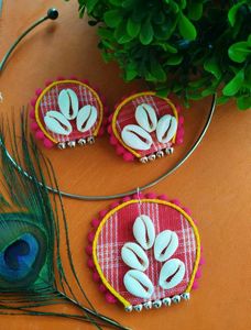 Handmade Clay And Fabric jewellery