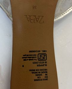 ZARA Silver Heels