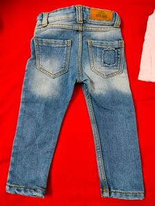 Combo Set Top And Jeans For Girl