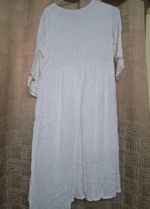 White Frock Kurta