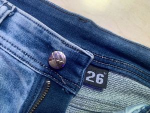 Acid Wash Denim Shorts