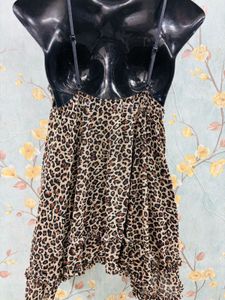 Vintage Cheetah Print Slip