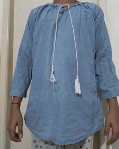 Denim Top. For Girl&#39;s