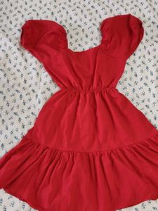Red Backless Dress ❤️