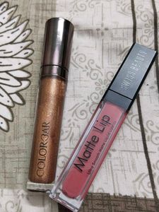 Swiss Beauty Lipstick And Colorbar Lipgloss