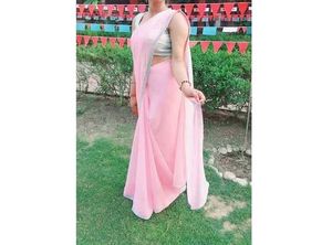 Elegant Pink Saree