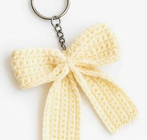 Crochet Bow Keychain