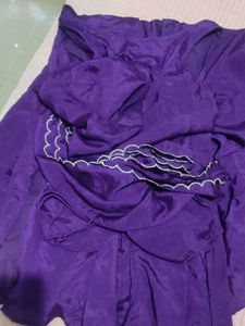 anayna Purple Kurta With Skirt Set