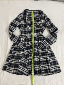 Plaid Shirt Dress bust 32
