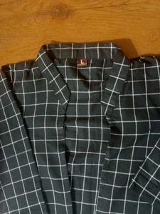 Black Checked Jacket