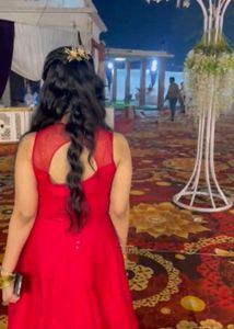 Ethnic Red Gown
