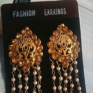 Luxor Gold Plated Jhumki Earrings