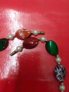 Beaded Necklace &amp; Earring Set
