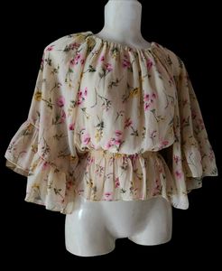 Floral Chiffon Top