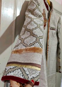 Silver Sherwani